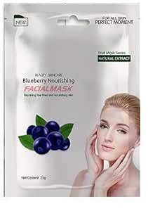 Buy Mond Sub Blueberry Beauty Skin Care Face Sheet Facial Mask With