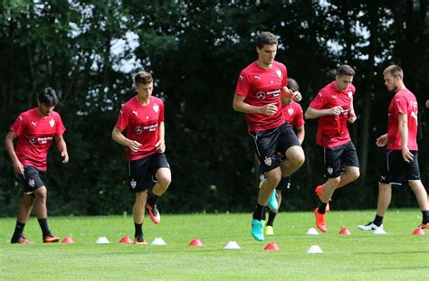 Vfb Stuttgart Im Trainingslager Das Training Vor Dem Testspiel