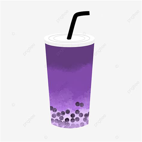 Ice Boba PNG Image Taro Flavored Boba Ice Ice Boba Taro PNG Image