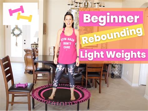 Beginner 15 Minute Rebounding Workout And Core ⋆ Laura London Fitness