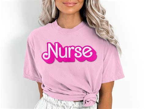 Comfort Colors Nurse Appreciation T-shirt, Pink Nurse Graphic Tee ...