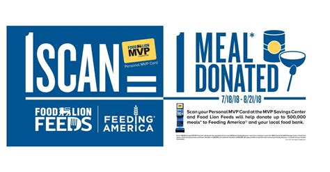 Food Lion Mvp Customers To Partner With Food Lion To Donate Up To 500000 Meals To Local Food