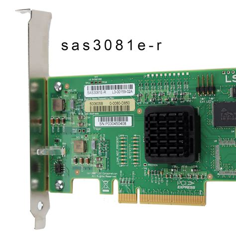 Lsi Sas E R Port Interno Sata Sas Gb S Pci E Cart O De