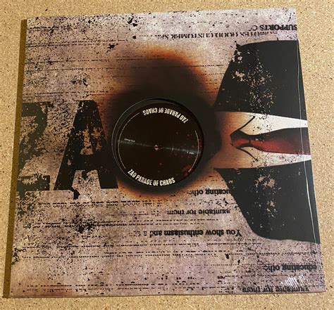 Zao Parade Of Chaos Lp Clear Wblack Smoke Vinyl Le 1000 Nm New