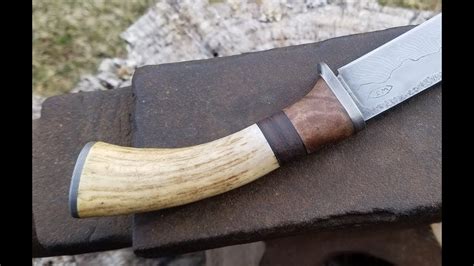 Making An Epic Antler Handle Youtube Antlers Handle Knife Making