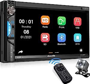 Double Din Car Stereo Receiver AboutBit Bluetooth 5 0 Car Radio 7 Inch