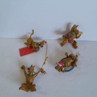 Four Scooby Doo Christmas Ornaments | EstateSales.org