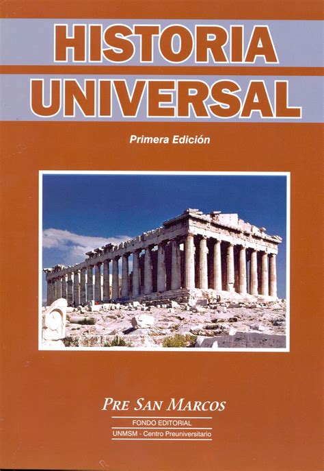 Historia Universal Colección Pre San Marcos en pdf Tu Rincón de