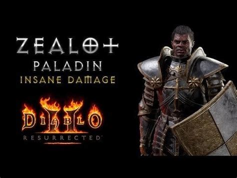 A monstrous Zealot Paladin! Insane Physical damage! : r/Diablo_2 ...