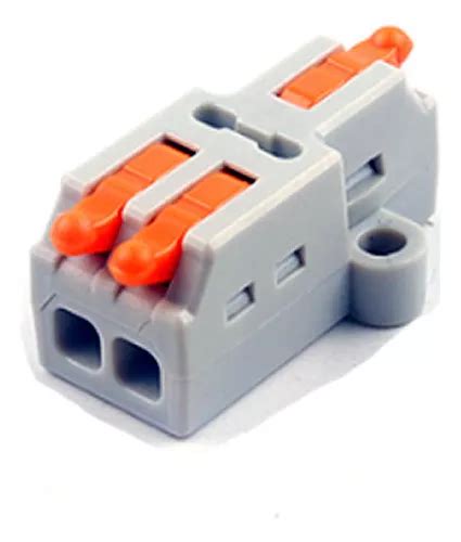 Conector Emenda Derivação 1x2 Fio Alavanca 1 À 2 5mm MercadoLivre