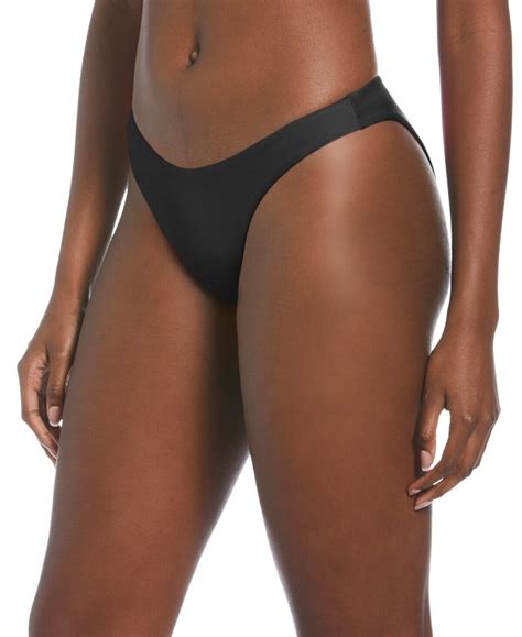 Nike Essential Womens Sling Cheeky Swim Bikini Bottoms Black Size Xl