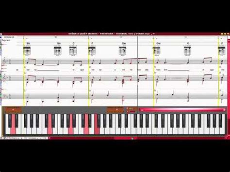 SEÑOR A QUIÉN IREMOS PARTITURA TUTORIAL VOZ y PIANO YouTube