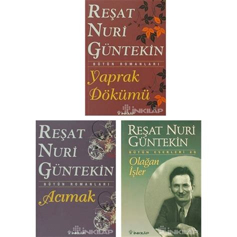 Re At Nuri G Ntekin Kitap Set Yaprak D K M Ac Mak Kitab