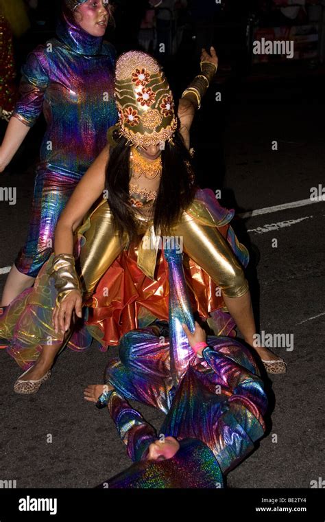 parade procession carnival Thames festival London England UK Europe ...