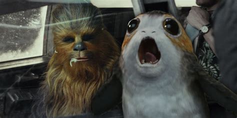 Does Chewie Eat A Porg in Star Wars 8?