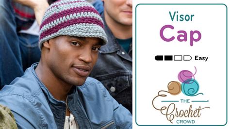 Visor Cap Crochet Pattern | The Crochet Crowd