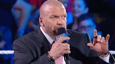 Triple H Returns To Wwe Programming On Smackdown