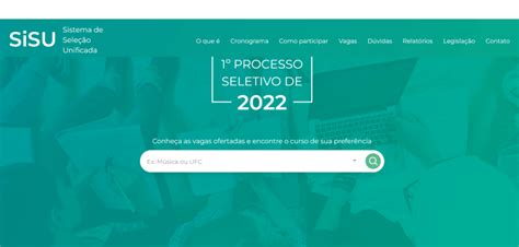 Aberta consulta para vagas do SiSU 2022 1 Notícias Colégio Web