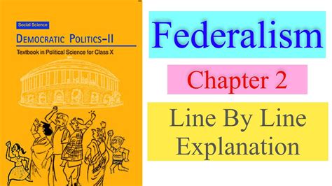 Federalism Chapter 2 Class 10th Civics Youtube