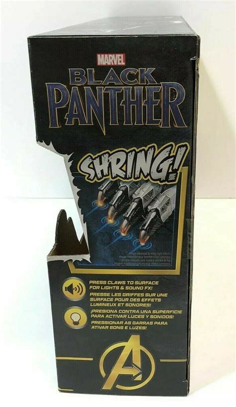 Black Panther Vibranium Power Fx Claw And Action Figure Set Marvel Ebay