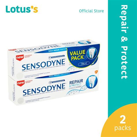 Sensodyne Repair And Protect Original Daily Repair Toothpaste 2 X 100g Shopee Malaysia