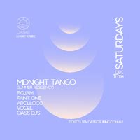 Buy Oasis Saturdays Ft Midnight Tango Saturday Th December City