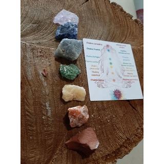 Kit Pedras Naturais Brutas Dos Chakras Shopee Brasil