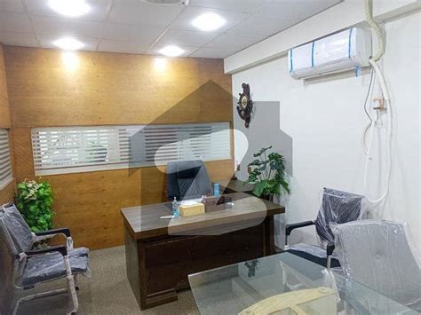 1200 Sq Ft FULL FURNISHED OFFICE Is Available At Main Shahra E Faisal