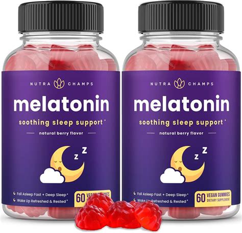 Amazon Gomitas de melatonina para niños y adultos Ayuda natural