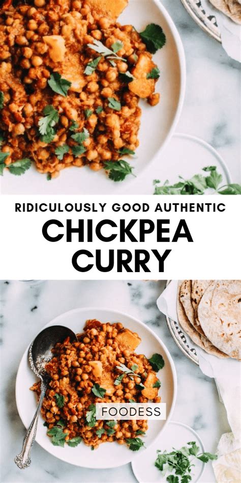 Indian Chickpea Curry Channa Masala Recipe Foodess