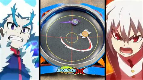 Guilty Longinus VS Burst Spriggan Lui VS Shu Beyblade Burst DB BU