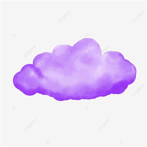 Spoofing Clipart PNG Images, Purple Spoof Cloud Watercolor Cute Clip Art, Simple, Purple ...