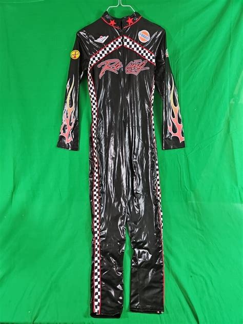 Dreamgirl Womens Large Sexy Racer Costume Racecar Driver Jumpsuit Cosplay Ebay