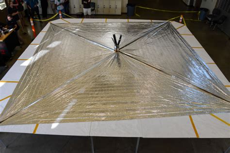 LightSail 2, solar sail deployed, wide shot | The Planetary Society