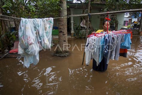 Potensi Banjir Rob Di Pesisir Pulau Batam Antara Foto