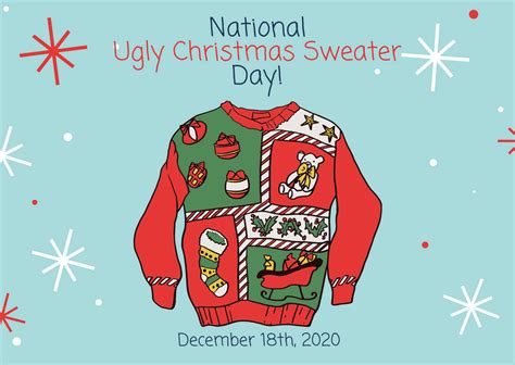 National Ugly Christmas Sweater Day!