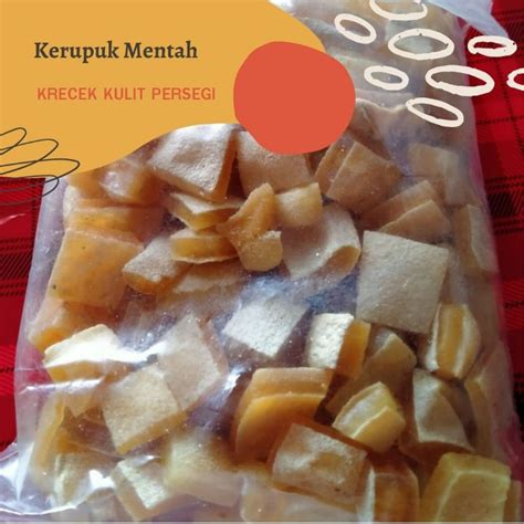 Jual 250 Gr KERUPUK RAMBAK KULIT SAPI KRUPUK MENTAH RAMBAK KULIT