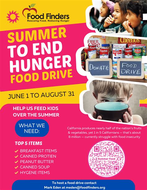 Summer To End Hunger Food Drive 2023