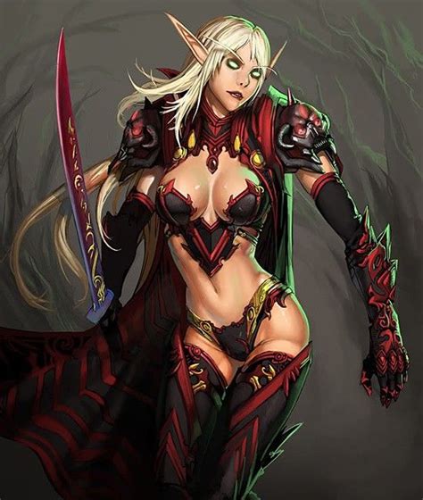 Wow Blood Elf Fanart Female Blood Elf Blood Elfs Wow Fan Art