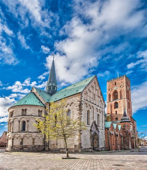 Cathedral in Medieval City of Ribe in Denmark Stock Photo - Image of ...