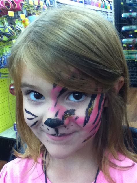 pink tiger face paint by cindy pet supermarket | Tiger face paints ...