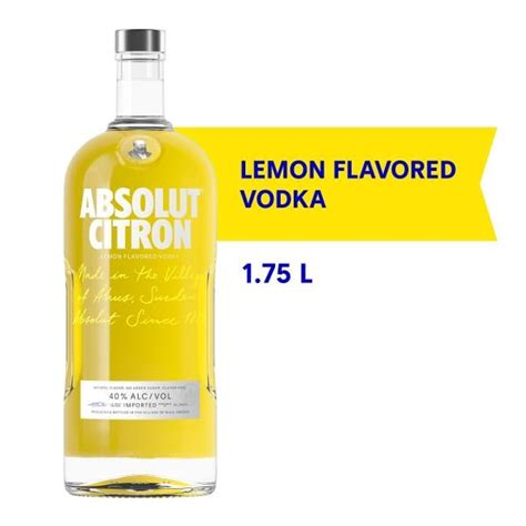 Absolut Citron Lemon Flavored Vodka Publix Super Markets