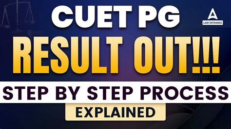 Cuet Pg Result 2023 Out 😲 Step By Step Process To Check Cuet Pg Llb