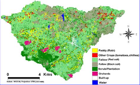 Landuse Map For The Rabi Season Download Scientific Diagram