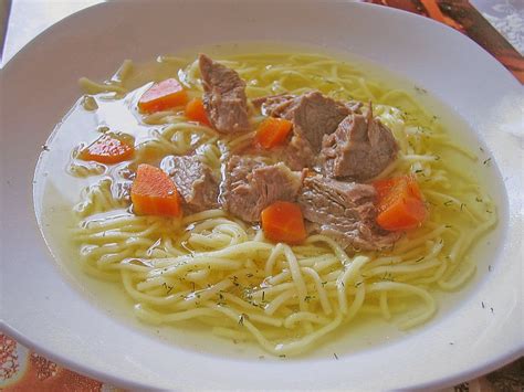 Maries Rindfleischsuppe Rezept Mit Bild Von B Rchenknutscher