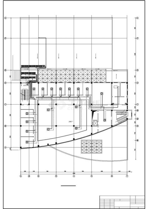 某市综合办公楼楼vrv空调系统设计cad施工图办公建筑土木在线