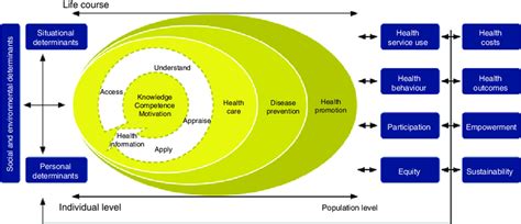 1 The Conceptual Model Of Health Literacy Derived From The European