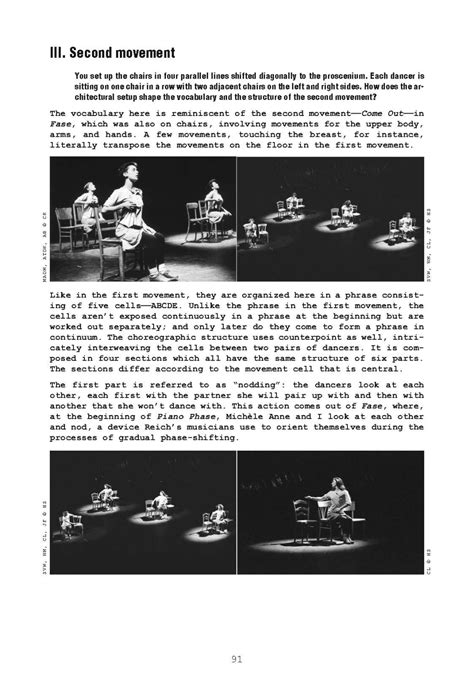 A Choreographer s Score Fase Rosas dans Rosas Elenas Aria Bartók