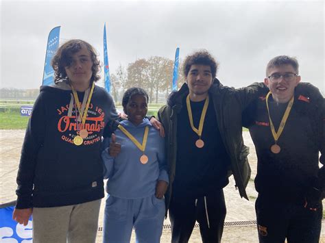 Ludovic Ménard au cross UNSS Lycée Ludovic Menard