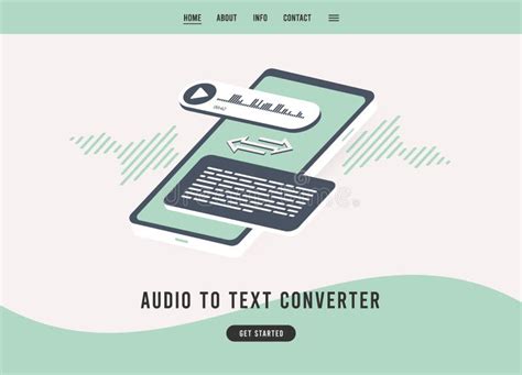 Concepto De Convertidor De Audio A Texto Transcribir Mensajes De Audio